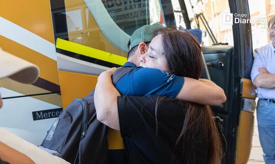 Familias patagonas se abrazan luego de tres años de pandemia