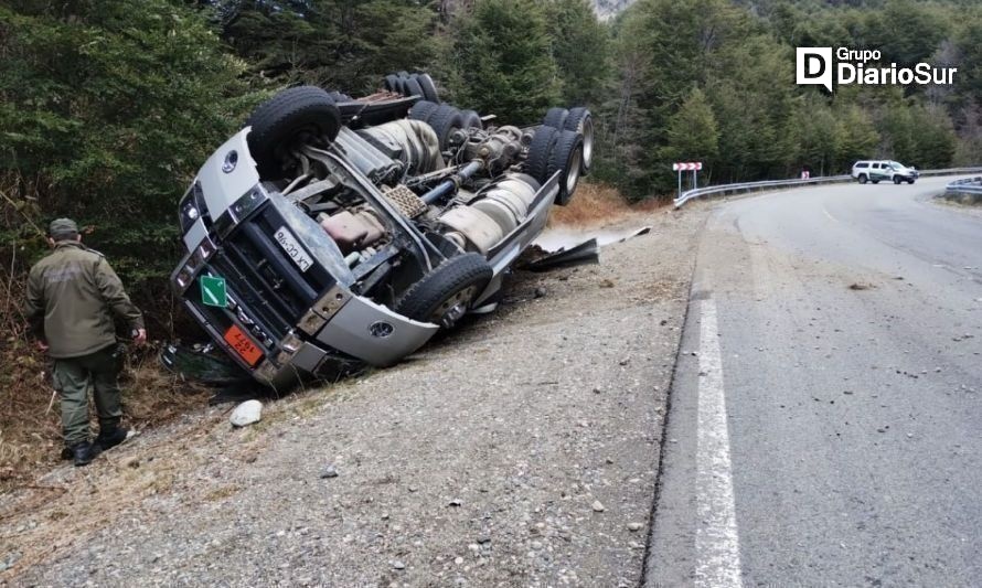 Tras accidente en ruta se mantiene suspendido el tránsito en Cardenal Samoré